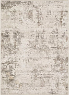 4x6 Area Rug Living Room Rugs - Washable Neutral Modern Abstract Soft Thin Rug Indoor Floor No Slip Rug Carpet for Bedroom Under Dining Table Home Office Decor - Dark Brown
