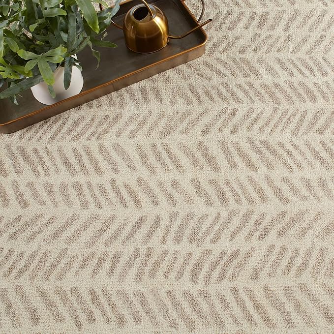 Dash & Albert Rowley Grey Machine Washable Rug, 2 X 3 Feet, Grey Graphic Pattern