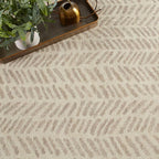 Dash & Albert Rowley Grey Machine Washable Rug, 2 X 3 Feet, Grey Graphic Pattern