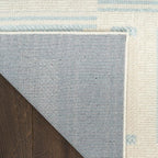 Nourison Home Nordic Ivory Blue 4' x 6' Area Rug - Easy Clean, Non Shedding, Bed Room, Living Room, Dining Room, Kitchen (4' x 6')