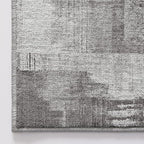 LUMI 5x8 Washable Area Rug for Living Room, Ultra Soft Modern Neutral Grey Rugs Non Slip with Rubber Backing, Low Profile, High Traffic, Stain Resistant Carpets, Ideal for Bedroom, Dining Room