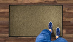 WaterHog Diamond | Commercial-Grade Entrance Mat with Rubber Border – Indoor/Outdoor, Quick Drying, Stain Resistant Door Mat (Camel, 3' x 8')
