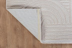 Modern Indoor Rug Orbit 4x6 Area Rugs for Living Room Luxury Kitchen Bedroom Durable Soft Geometric Durable Low and High Pile Stain Resistant Non Shedding Area Carpet 4x6
