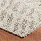 Dash & Albert Rowley Grey Machine Washable Rug, 3 X 5 Feet, Grey Graphic Pattern