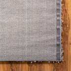Unique Loom Solid Shag Collection Area Rug (2' x 6' 5" Runner, Cloud Gray)