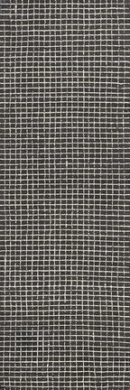Rugs USA 2'6" x 8' Melrose Checked Wool Indoor Runner Rug, Contemporary Farmhouse Charcoal/Ivory for Living Room, Bedroom, Office, Entryway, Hallway