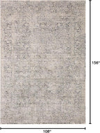 Loloi Amber Lewis Alie Collection ALE-01 Stone/Mist 9'-6'' x 13'-1'', .13'' Pile Height, Area Rug