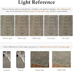 HUGEAR 8x10 Washable Area Rug Taupe Vintage Neutral Living Room Rug Soft Non Slip Large Distressed Carpet Low Pile Pet Friendly for Bedroom Dining Room