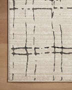 Loloi Darby Collection DAR-06 Sand/Dk. Grey 2'-7" x 10'-0" Runner Rug
