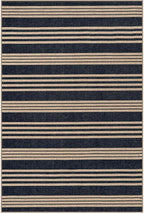 Lahome Striped Easy Jute Front Door Mat, 2x3 Washable Kitchen Rug Small Indoor Outdoor Rugs for Entryway, Farmhouse Neutral Lightweight Non Slip Black Carpet for Foyer