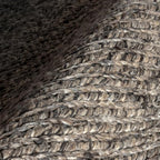 Nuloom Penelope Grey/Brown, 7'6" x 9'6", Hand-Braided, Wool & Cotton, Soft and Textured, High Traffic, Stain Resistant, Easy Clean, Durable Area Rug for Bedroom, Living Room, Dining, Entryway