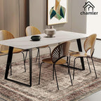 3x5 Area Rug Vintage Washable Thin Tangerine Traditional Floor Cover Foldable Indoor Distressed Non Slip Carpet Floral Print Mat Rugs for Bedroom Living Room Bathroom