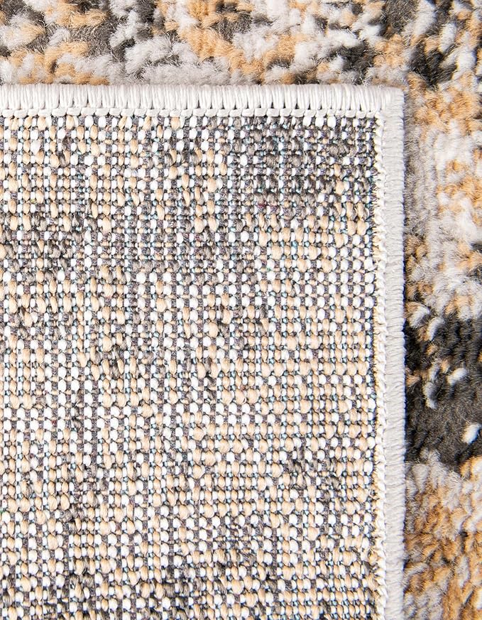 Rugs.com Leipzig Collection Rug – 10x14 Beige Low-Pile Rug Perfect for Living Rooms, Large Dining Rooms, Open Floorplans
