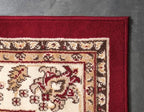 Unique Loom Sialk Hill Collection Area Rug - Washington (7' 1" x 10' Rectangle Burgundy/Cream)