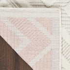Nourison Home Versatile Ivory White 7' x 10' Area Rug - Easy Clean, Non Shedding, Bed Room, Living Room, Dining Room, Kitchen (7' x 10')