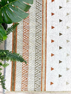 Alfa Rich 3x5 Beige Terracotta Washable Area Rugs for Living Room Kitchen Bedroom Decor Runner