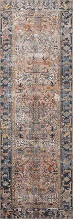 Loloi Chris Loves Julia Jules Collection JUL-02 Terracotta/Multi 8'-6'' x 11'-6'', .13" Pile Height, Area Rug