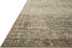 Loloi Amber Lewis Morgan Collection MOG-04 Sea/Sage 5'-0" x 7'-0" 38" Thick Area Rug feat. CloudPile, Neutral, Room Décor, Vintage Inspired, Livingroom, Bedroom, Dining Area