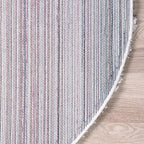 Unique Loom Solid Shag Collection Area Rug (3' 3" x 5' 3" Oval, Snow White)