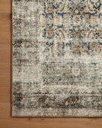 Loloi Amber Lewis Morgan Collection MOG-02 Navy/Sand 11'-6" x 18' 38" Thick Area Rug feat. CloudPile, Neutral, Room Décor, Vintage Inspired, Livingroom, Bedroom, Dining Area