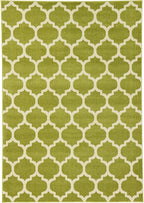 Rugs.com Lattice Collection Rug – 7' x 10' Light Green Medium Rug Perfect for Bedrooms, Dining Rooms, Living Rooms