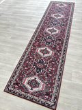 Fame Living Washable Area Rug. Modern Farmhouse. Vintage. Turkish. Bohemian. Distressed. Oriental. Traditional. Rugs for Living Room. Dining. Bedroom. Office. Entryway. Foyer. (851RR, 2'5" x 13')