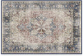 RUGGABLE Washable Vintage Area Rug – Kamran Royal Blue 2x3, Stain-Resistant, Non-Slip – Small Machine Washable Rugs for Living Room, Bedroom, Hallway, Entryway & Bathroom–with Cushioned Pad