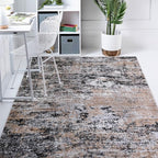 Rugs.com Leipzig Collection Rug – 3x5 Beige Low-Pile Rug Perfect for Entryways, Kitchens, Breakfast Nooks, Accent Pieces