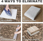 KILOCOCO Hallway Runner 2x6 Rug Runner Printed Floral Washable Kitchen Runners Non-Slip Rubber Backed Runners for Hallways Laundry Room Distressed Boho Rugs for Entryway Bedroom, Rust Brown Red