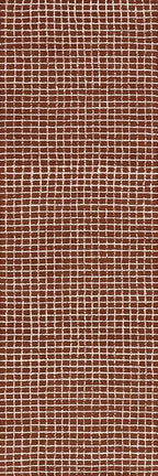 Rugs USA 2'6" x 8' Melrose Checked Wool Indoor Runner Rug, Contemporary Farmhouse Chestnut/Ivory for Living Room, Bedroom, Office, Entryway, Hallway