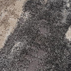 LUXE WEAVERS Euston Collection Gray-Gray 2x7 Modern Abstract Area Rug