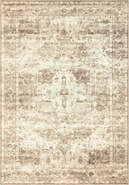 Keen Home Design 8x10 Rug - Machine Washable Area Rug with Non-Slip Backing, Ideal for Living Room, Dining Room, Bedroom - Vintage, Easy Clean, Durable, Low Pile - (8' x 10')