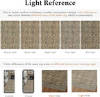 5x7 Brown Area Rug for Living Room Washable Vintage Distressed Carpet Bedroom Low Pile Non Slip Indoor Soft Retro Throw Accent Rug Office Kitchen Bathroom Dining Room