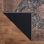 Keen Home Design 2x12 Rug - Machine Washable Runner Rug with Non-Slip Backing, Ideal for Hallway, Entryway, Kitchen, Laundry Room - Vintage, Easy Clean, Durable, Low Pile - (2'6" x 12')