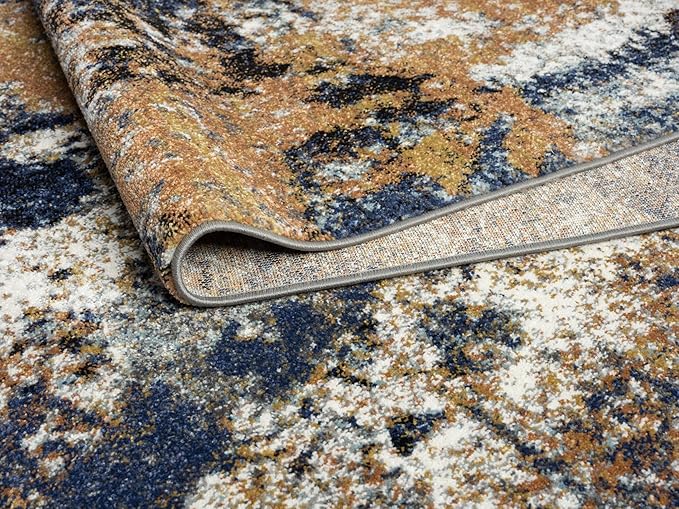 Keen Home Design Area Rugs - 2x3 Non-Shedding, Abstract Rugs for Kitchen, Living Room, Bedroom, Dining Room, Entryway - Size: 2' x 3', Multi
