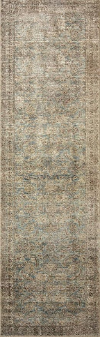 Loloi Amber Lewis Morgan Collection MOG-04 Sea/Sage 2'-0" x 5'-0" 38" Thick Accent Rug feat. CloudPile, Neutral, Room Décor, Vintage Inspired, Livingroom, Bedroom, Dining Area