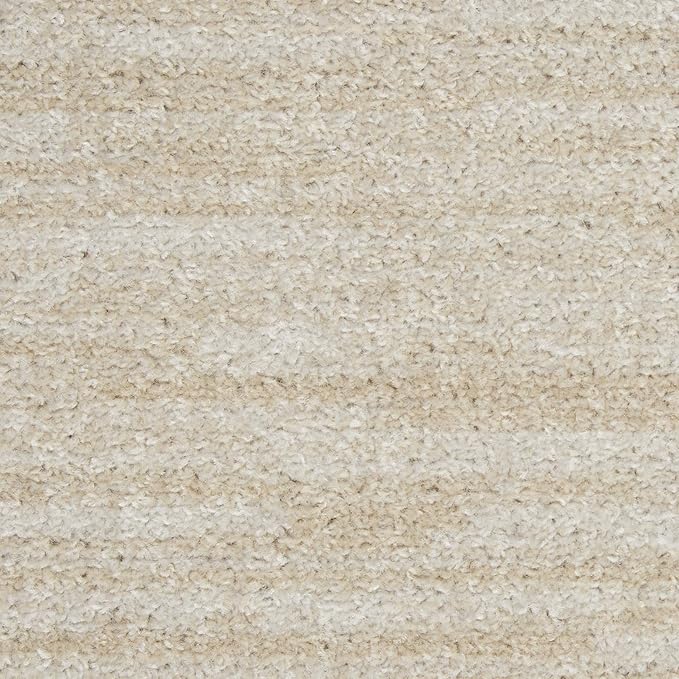 Nourison Home Nourison Essentials Ivory Beige 7' x Square Area Rug - Easy Clean, Non Shedding, Bed Room, Living Room, Dining Room, Kitchen (7' x Square)