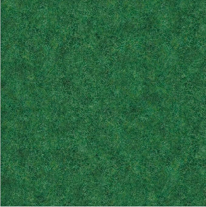Ottomanson 6'6" x 17' Hallway Runner with Scraper Pile - Extra Durable Non-Slip Rug Mat for Indoor & Outdoor Use - Ideal for Kitchen, Entryway & Garage - High-Traffic Carpet, Green