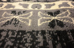 Unique Loom Taftan Collection Border Geometric Tribal Inspired Design Area Rug (8' 0 x 10' 0 Rectangular, Black/ Gray)