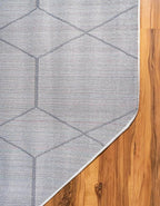 Unique Loom Trellis Frieze Collection Area Rug - Geometric (7' 10" Octagon, Ivory/ Gray)