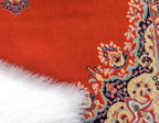 Unique Loom Reza Collection Traditional Persian Style Area Rug, 5 x 8 ft, Terracotta/Ivory
