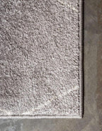 Unique Loom Trellis Frieze Collection Area Rug - Geometric (5' Square, Light Gray/ Ivory)
