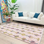 Alfa Rich 3x5 Light Pink Washable Area Rugs for Living Room Bedroom Kitchen Girls Decor Runner