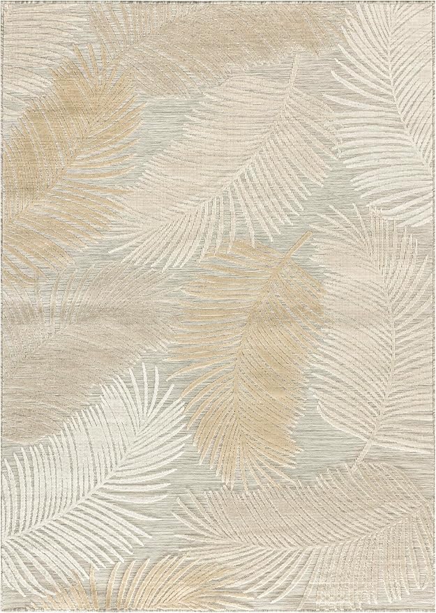 Nourison Home Suncoast Grey 4' x 6' Area Rug - Easy Clean, Non Shedding, Bed Room, Living Room, Dining Room, Kitchen (4' x 6')