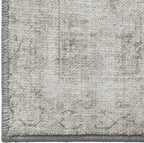 LUMI 8x10 Washable Area Rug for Living Room, Ultra Soft Modern Neutral Grey Rugs Non Slip with Rubber Backing, Low Profile, High Traffic, Stain Resistant Carpets, Ideal for Bedroom, Dining Room
