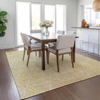 Addison Rugs Chantille ACN591 Wheat 9' x 12' Indoor Outdoor Area Rug, Easy Clean, Machine Washable, Non Shedding, Bedroom, Living Room, Dining Room, Kitchen, Patio Rug