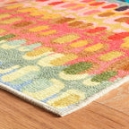 Dash & Albert Paint Chip Multi Machine Washable Rug, 7.5 X 9.5 Feet, Multicolored Geometric Pattern