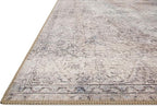Loloi Loren Collection LQ-04 Silver/Slate 7'-6" x 9'-6" Area Rug