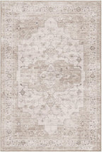 LUMI Washable Area Rug for Living Room, 10x14 Ultra Soft Traditional Rugs Non Slip with Rubber Backing, Low Profile, High Traffic, Stain Resistant Carpets, Ideal for Bedroom, Dining Room, Indoor
