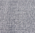 Hand-Tufted 100% Wool Pile Area Rug – Geometric Textured Grid Check Pattern – Thick and Durable Floor Carpet for Bedroom, Living Room, Kids Room, and Dining Area (Charcoal Gray, 4' x 6')